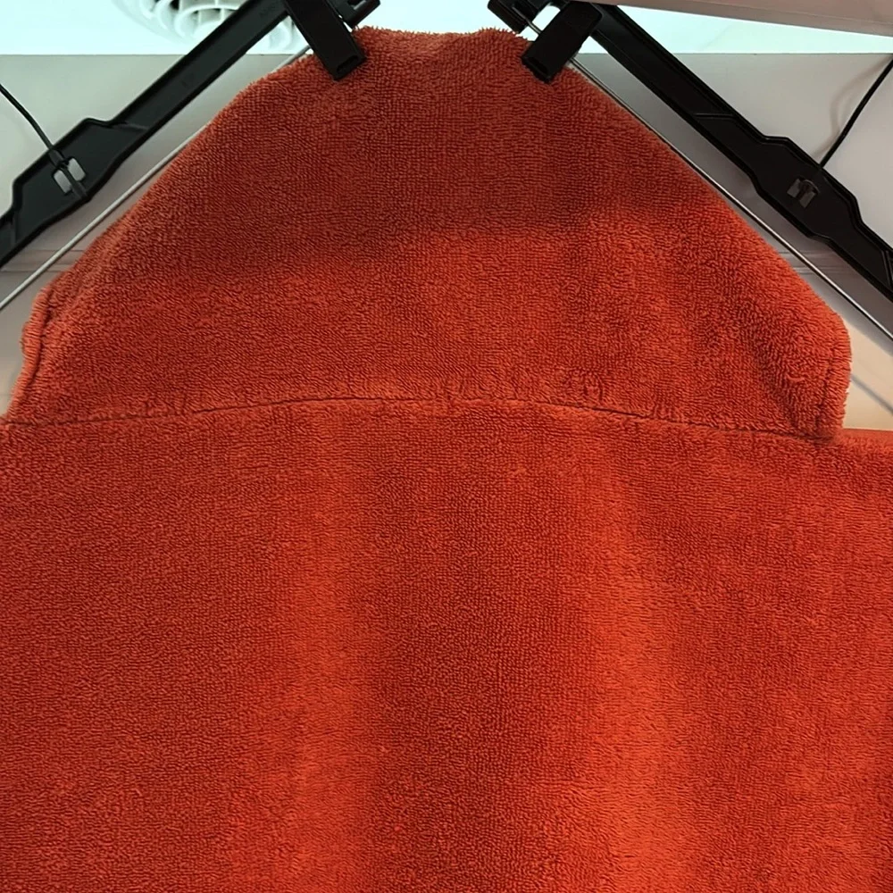 Cyclops / Silly Monster hooded towel in orange, yellow, blue, green, & white